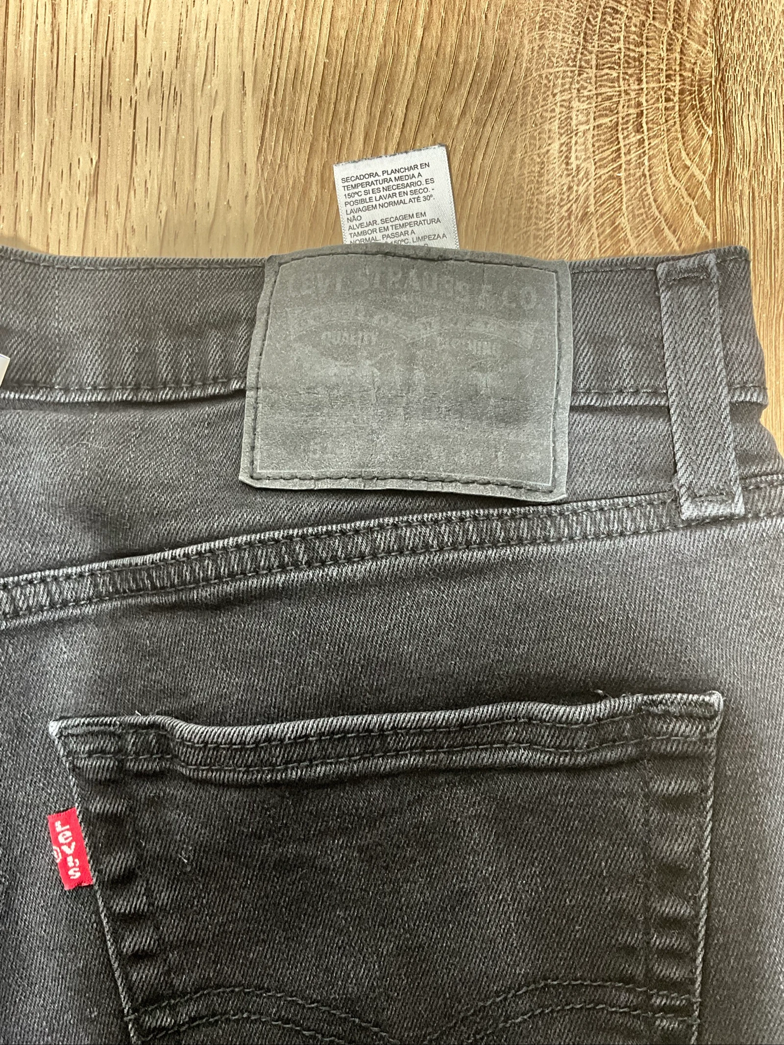 Levi's Slim W34 L32 Denim 99% Cotton Black Washed lvh 227 – photo 9